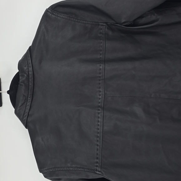 Sundance Genuine Leather Button Down Women's Jacket Size 10 - Picture 5 of 7